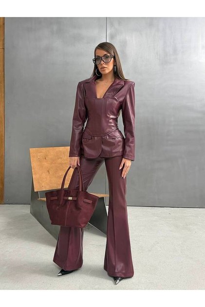 SIBA 3 Lü Takım 3201 - Bordo