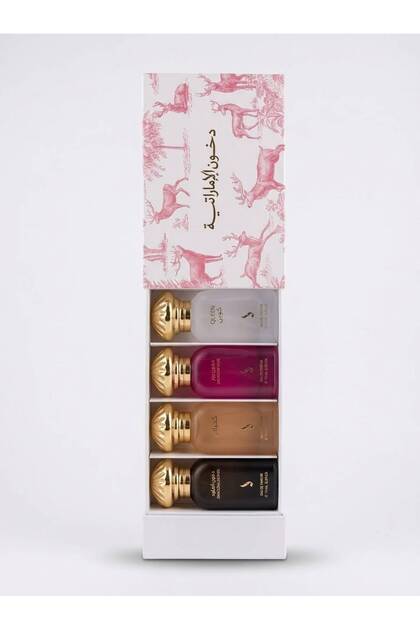 Perfume Set ميني دخون الاماراتيه 15ml 4Pcs