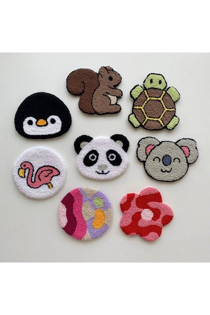 Patterned Punch Coaster (Indicate the Desired Pattern in Your Order Message.)
