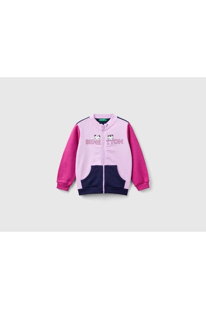 Girls' Long-Sleeve Zip Sweatshirt