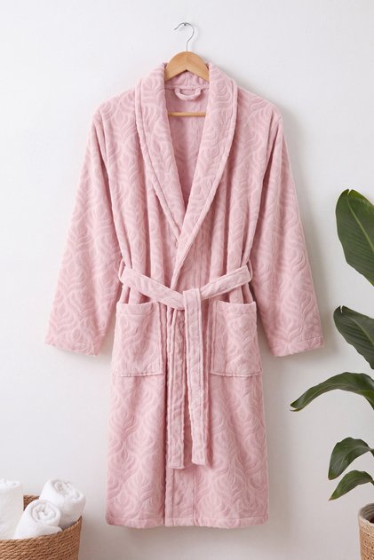 Paris Şalyaka Women's - Men's Bathrobe |   Unisex Bathrobe - Dressing Gown |   Water Absorbent - 100% Cotton