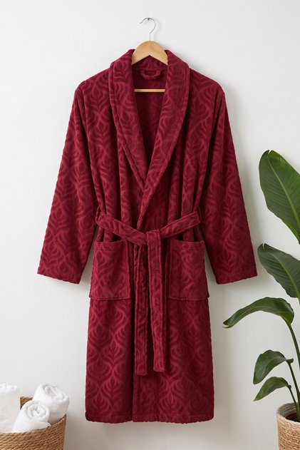 Paris Şalyaka Women's - Men's Bathrobe |   Unisex Bathrobe - Dressing Gown |   Water Absorbent - 100% Cotton