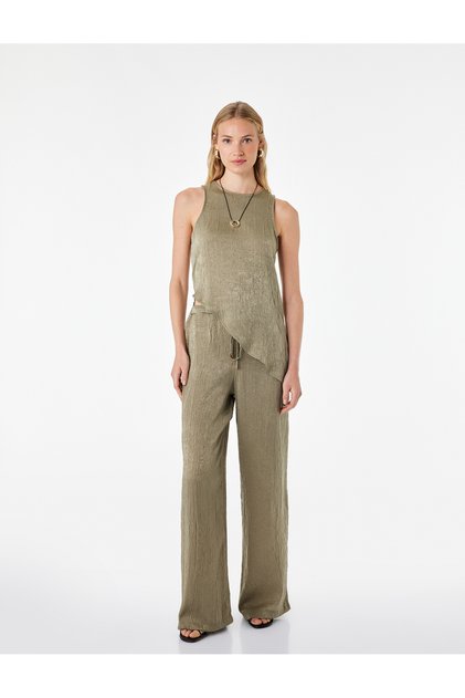 Olive Plain Women Blouse