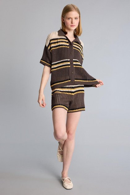 Regular Fit Knitwear Shorts H7773Ax26Sm