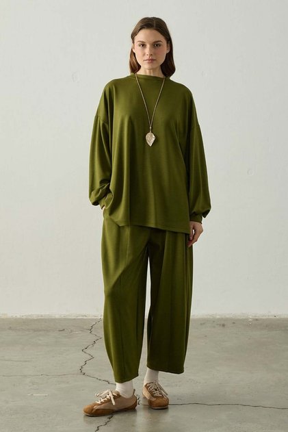 Set Shalwar verde iarbă