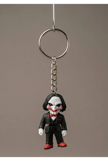 Testere Billy the Puppet Character 3D Printed Keychain