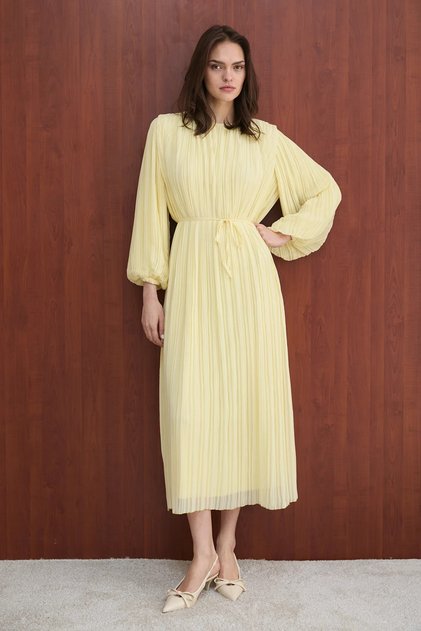 Shawl Pleated Dress 32-2379-1