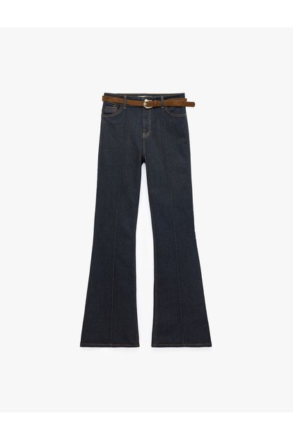 Cotton Regular Slim Fit Spanish Flare Jeans - Flare Jeans