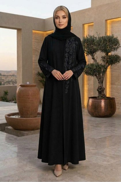 عبايه سراميك اسود