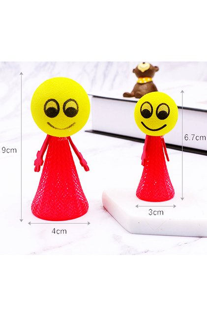 Large size 12pcs 12Pcs Fun Bouncing Doll Games Kids Party Goodies Toys Birthday Gifts Souvenir Pinat