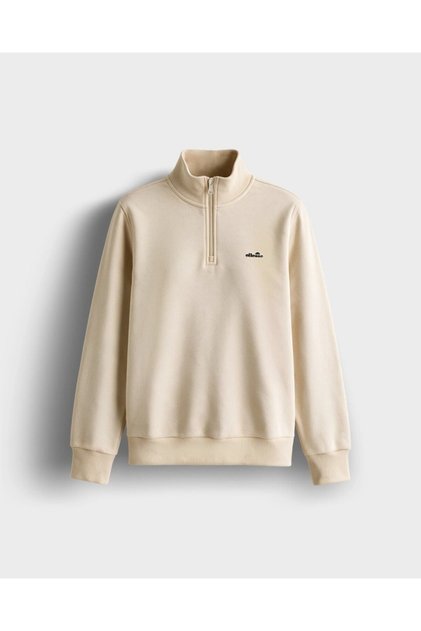 6Wf1027-Bg Women's Zippered Sweatshirt, Beige.