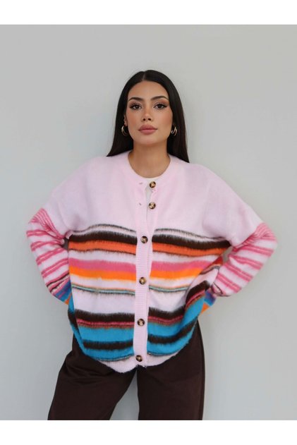 Crew Neck Soft Cardigan