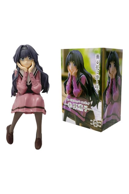 with box Kaoruko Waguri Figure The Fragrant Flower Blooms With Dignity Noodle Stopper Sitting