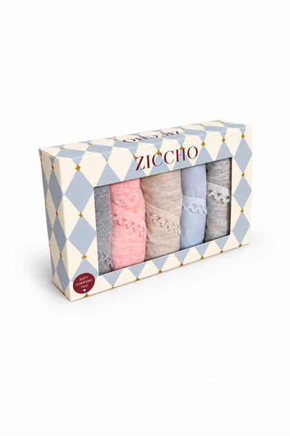 5-Piece Cotton Regular Boxed Panties Set