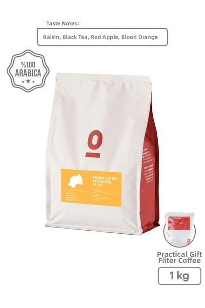 Rwanda Kilimbi Single Origin 1 kg | Washed | Bourbon | Black Honey, Black Tea, Grapefruit Flavored