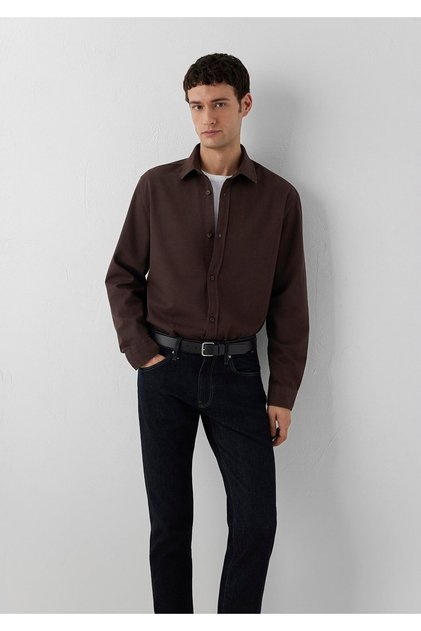 Men's M0212083-70219 Long Sleeve Shirt after Dark Yellow