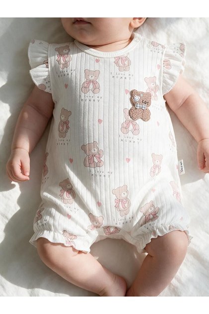Baby Girl Shorts Jumpsuit