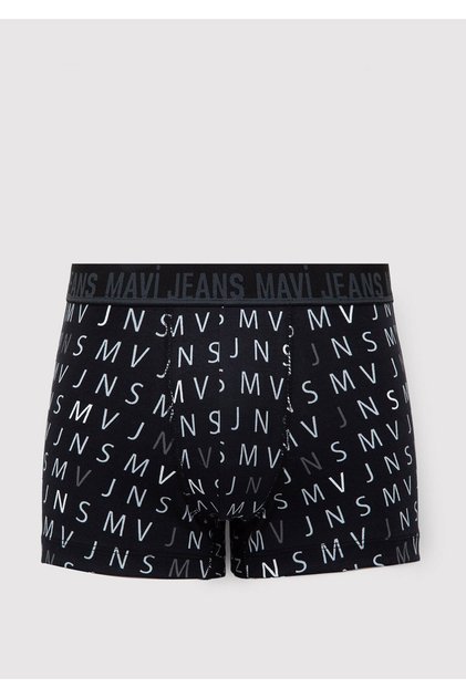 Mvjns Printed Black Boxer 0912488-900