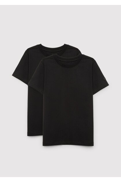 2-Pack Black T-Shirts Regular Fit / Normal Cut 6610347-900