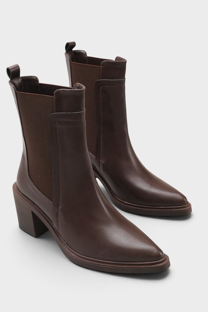 Danella Pointed Toe Women's Cowboy Boots with Side Elastic