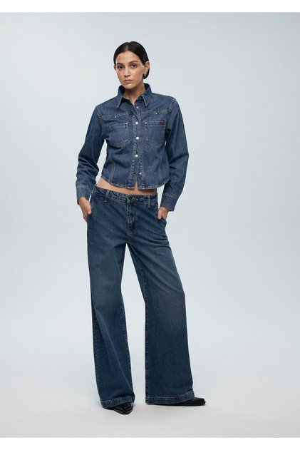 Karen Iconic Vintage Dark Blue Jean Trousers 1010742 -89118