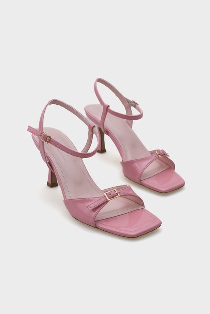 Dale Mid Heeled Ankle Strap Buckle Women's Sandals