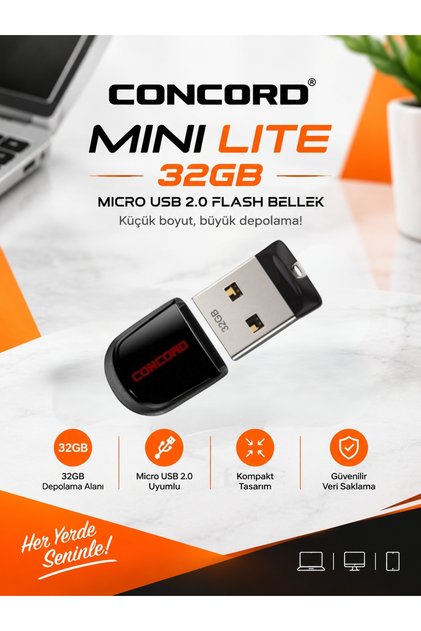 Usb 2.0 Mini Lite Flash Memory C-UML 4GB/8GB/16GB/32GB/64GB