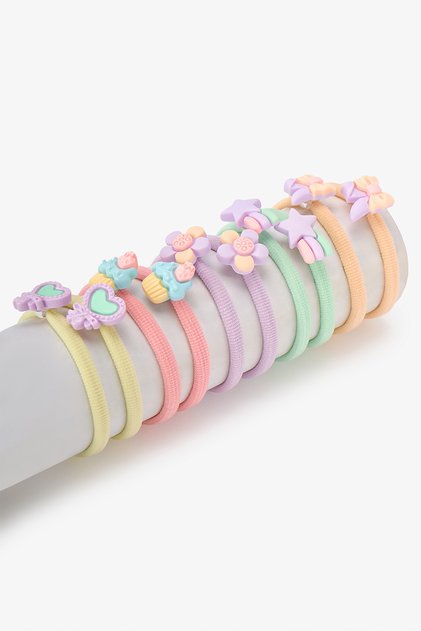 Kız Çocuk Elastic 10'lı Toka