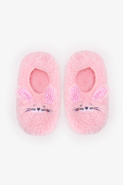 Girl's Pink Check Bunny Çetik