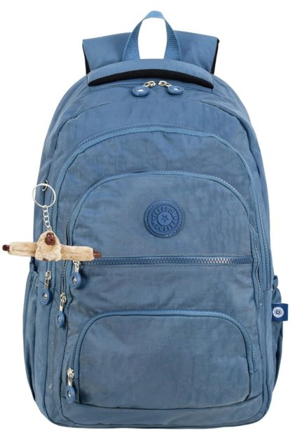 Ultra-Luxury Water-Resistant Fabric High School and Middle School Bag, Multi-Compartment Daily Backpack, Keychain Gift