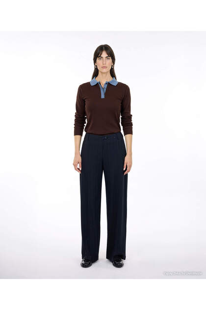 Straight Normal Waist Trousers