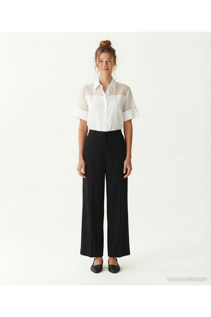 Straight Regular Waist Pants