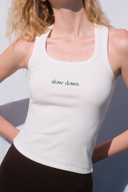 Slow down Athlete - White