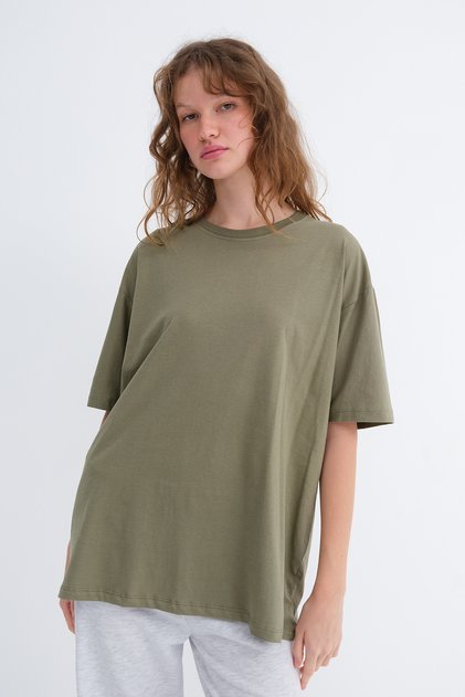 Crew Neck Basic T-Shirt P10111-D7