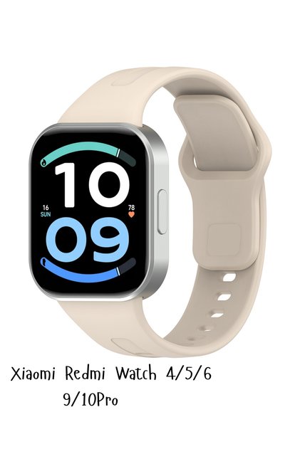 Xiaomi Redmi Watch 4/5/6 ve 9/10pro Uyumlu Esnek Renkli Universal Klasik Silikon Kordon