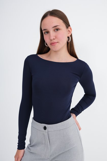 Crew Neck Bodysuit Z2845