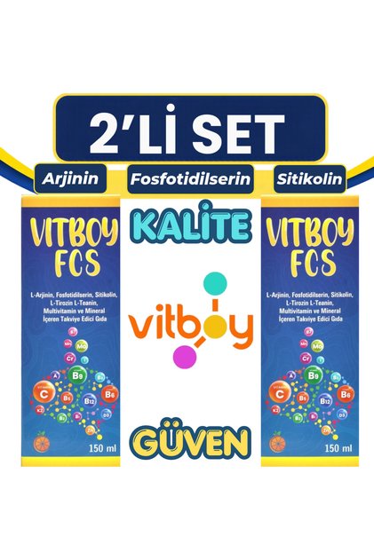 Fcs 2 Food Supplement Containing Sitikolin, Phosphotidylserine and Arginine 150 ml Syrup