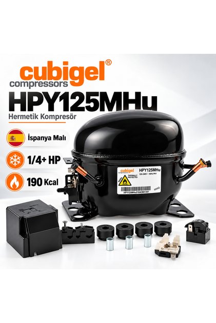 Cubigel HYE 125 MHu Kompresör 1/4 – 190 KCAL