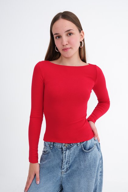 Long Sleeve Modal Blouse B4419