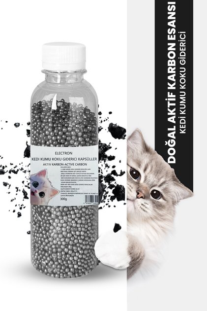 Kedi Kumu Koku Giderici Granül – Aktif Karbon Teknolojili, Doğal, Kokusuz, Hijyenik, 300 g