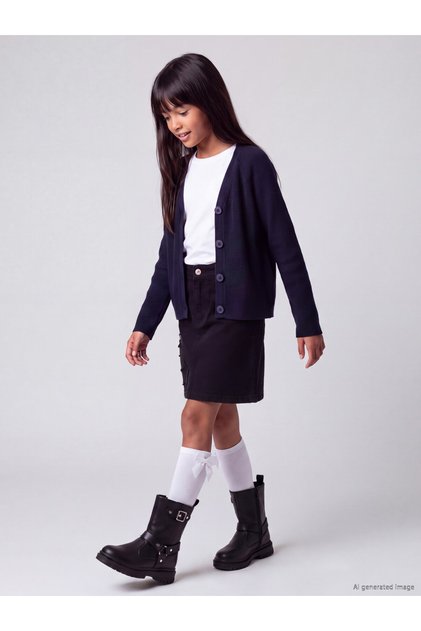 Quality Pieces from Çelebi Store: Star Embroidered Girls' Skirt