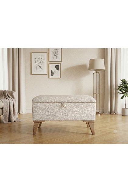 Sandıklı puf bench ayak ucu silinebilir tedyy kumaş 65/35