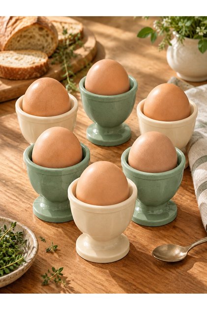 Mapple Home Standing Egg Bowl 6 Pieces