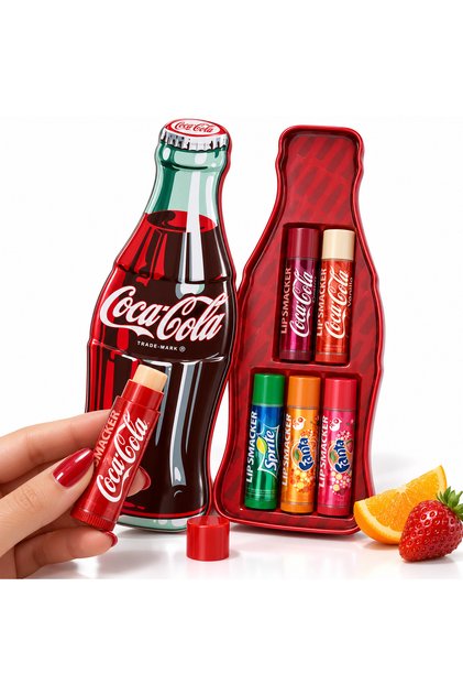 Set Lip Smacker (Balsam de buze); Coca Cola, 6 bucăți