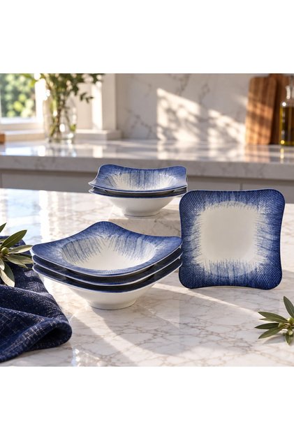 Spinoza 6 Piece 15x15 Cm Bone Bowl Set - 845