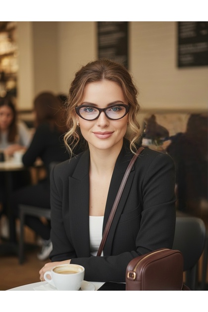 Pretty Brown Blue Light Protection Glasses