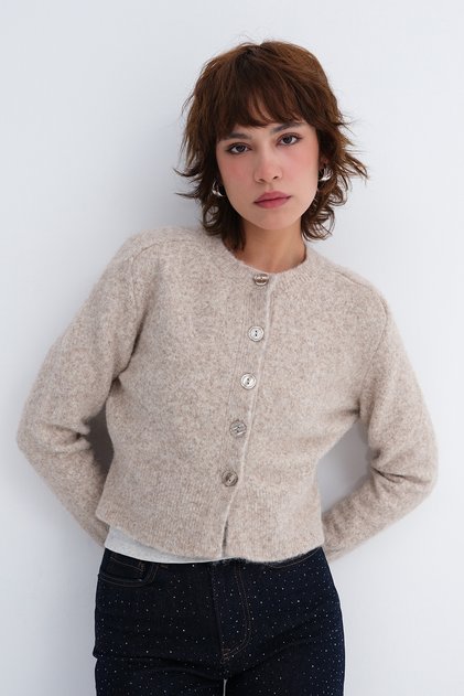 Buttoned Knitwear Cardigan H3572