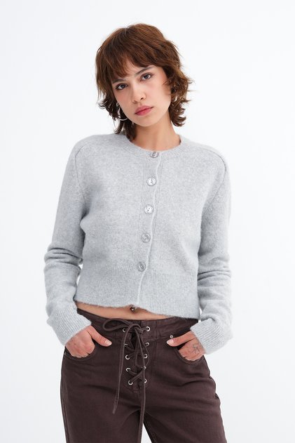 Buttoned Knitwear Cardigan H3572
