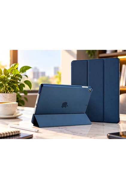 جراب حماية لجهاز iPad Pro مقاس 11 بوصة (2020/2021) مع حامل قلم وخاصية التشغيل والإيقاف التلقائي