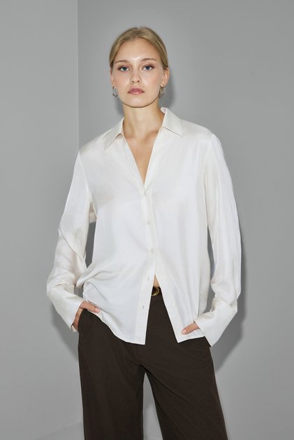 Nata Women's Shirt Ecru